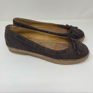 Michael Kors Espadrilles Leather Flats Sz 10